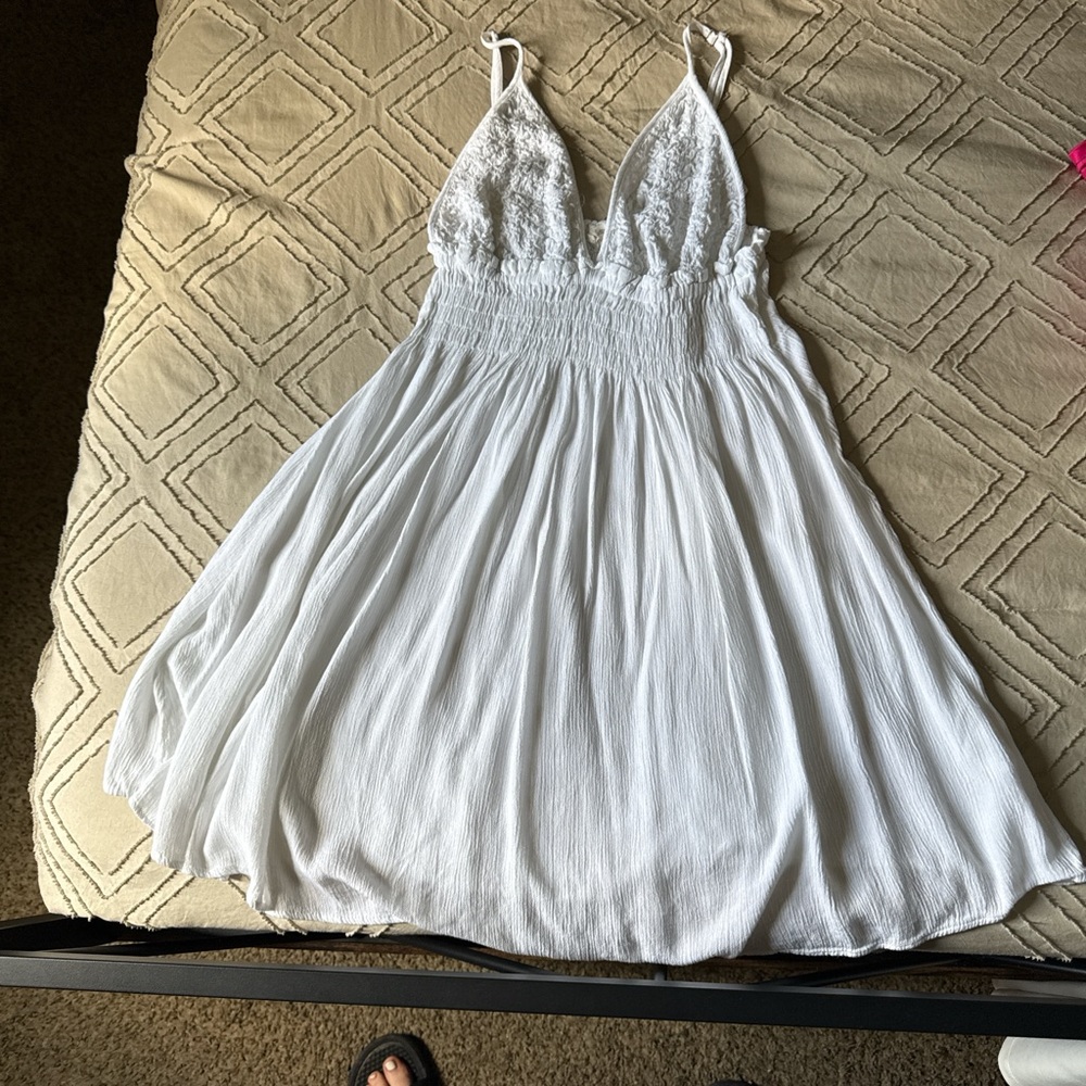 Papaya White Mini Dress